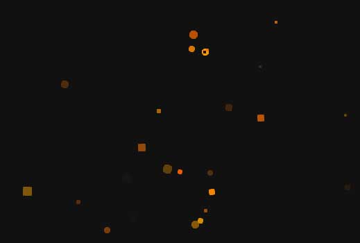 html5canvas化为灰飞粒子飘