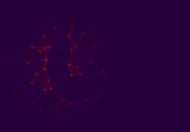 html5canvas网状结构节点动