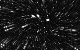 html5canvas群星坠落动画场