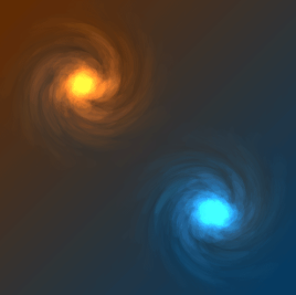 html5canvas虫洞旋涡动画特