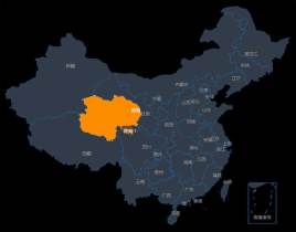 html5echarts省市区地图城