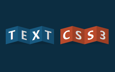 jQuerycss3弯曲文本标题特效