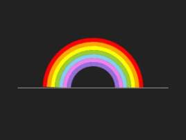 纯css3彩虹弹性加载动画特效