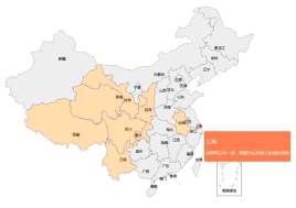 echarts绘制中国地图省市地区代