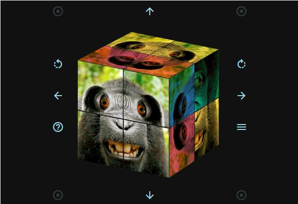 html53D立方体旋转拼图代码