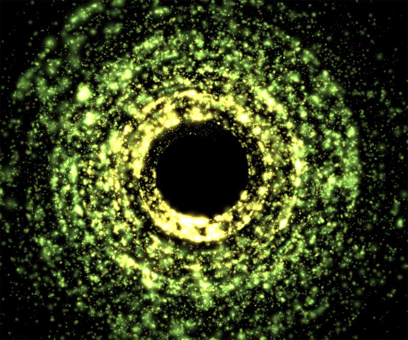 html5canvas宇宙黑洞动画特