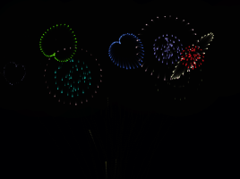 html5canvas带音效新年烟花