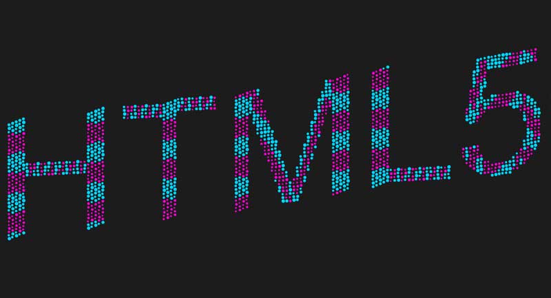 html5canvas彩色粒子文字动