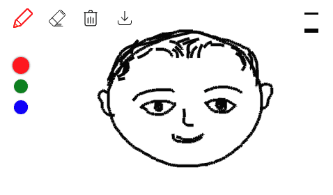 html5canvas手机画板涂鸦代