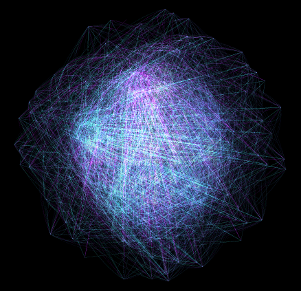 html5canvas抽象的花纹动画