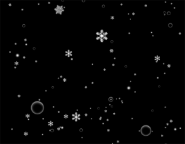 html5canvas新年下雪背景动
