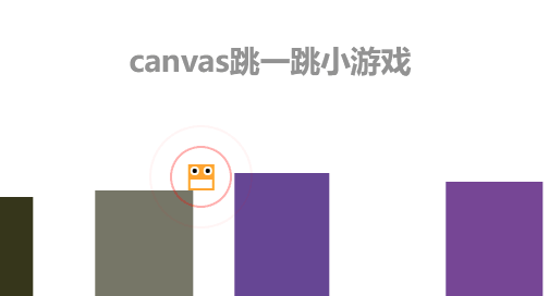 html5canvas类似微信跳一跳
