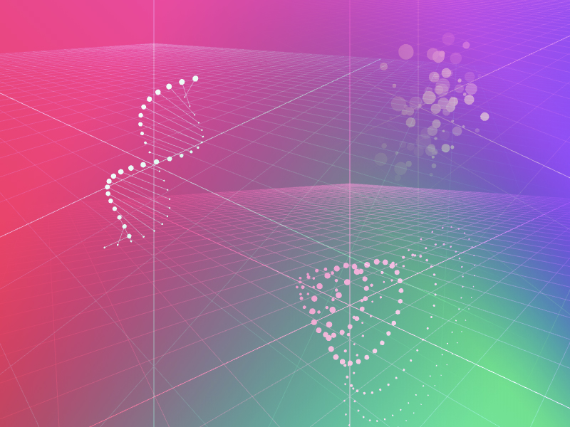 html5canvas绘制3D粒子动