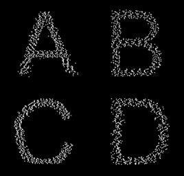 html5canvas英文字母动画特