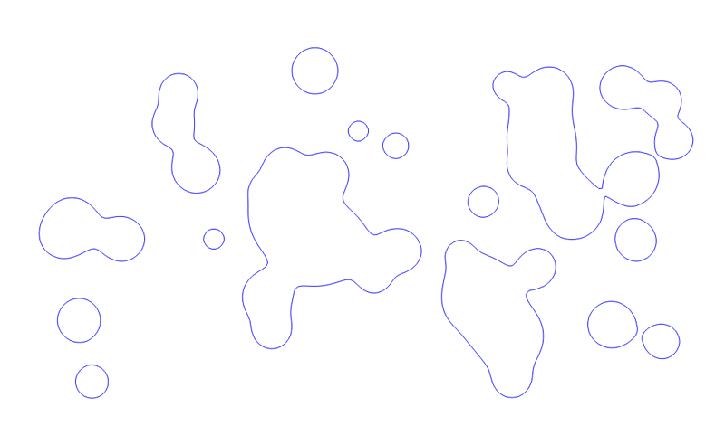 html5canvas鼠标移动气泡动