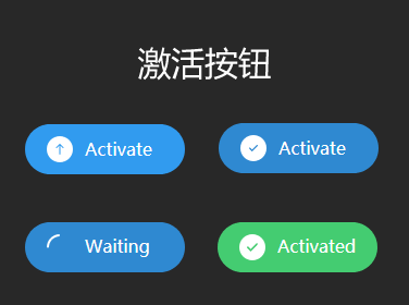 jQuerycss3激活按钮加载动画