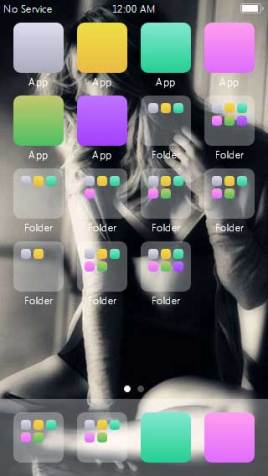 纯css3仿手机iPhone界面样式