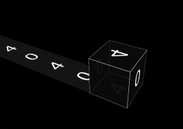 纯css3创意的方块翻滚404页面特