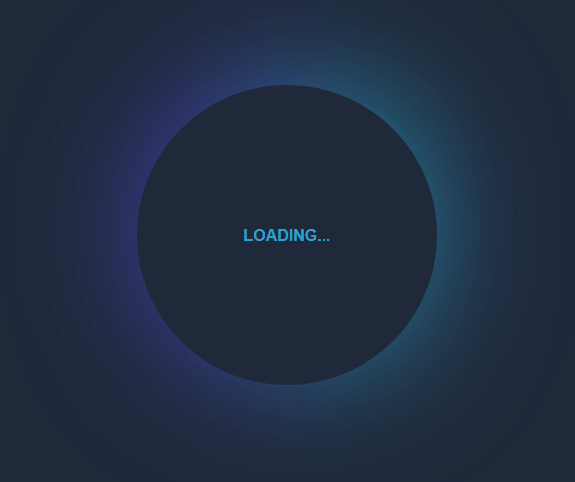 纯css3科技感loading网页加