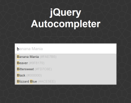 jqueryautocomplete