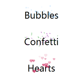 jQuerycss3文字背景粒子动画