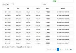 jQueryjson带分页的动态数据