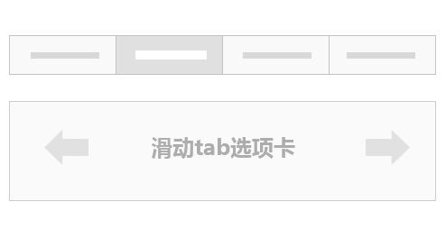 jQuery点击tab标签滑动选项卡