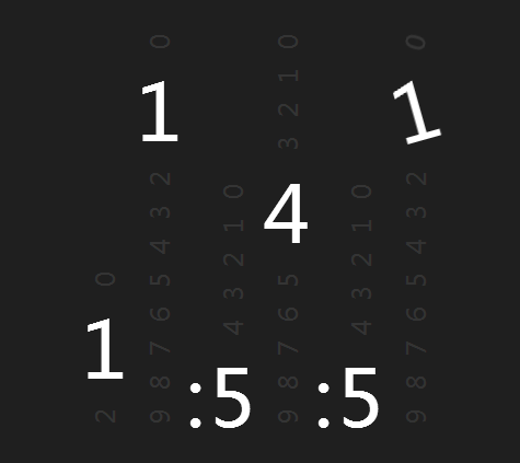 jscss3创意的数字时钟代码
