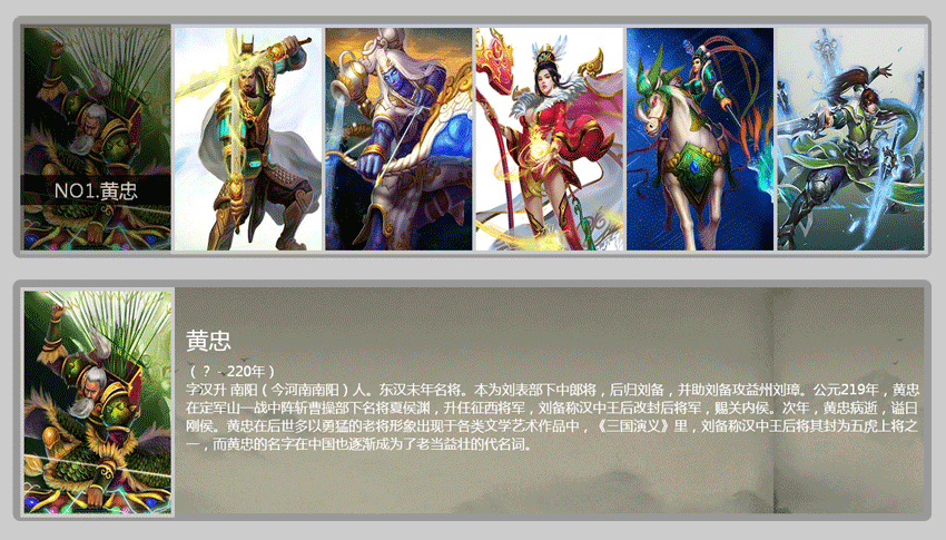 Jquery图片排列点击展开图片详情