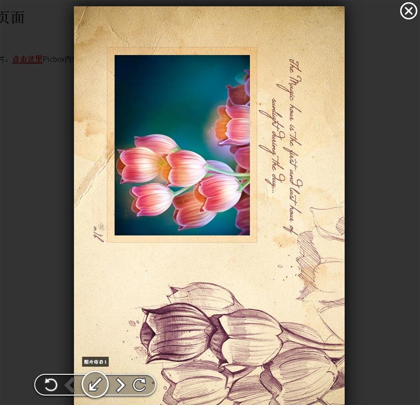 jQuery图片弹出层插件点击图片弹