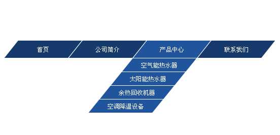 jquery菱形导航菜单鼠标悬停下拉