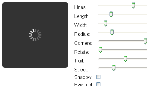 jQuery.spin.js自定义页