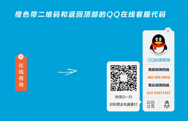 jquery页面右侧固定按钮点击展开