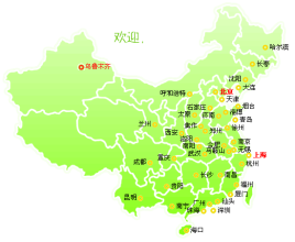 DIV+CSS布局样式制作中国地图地