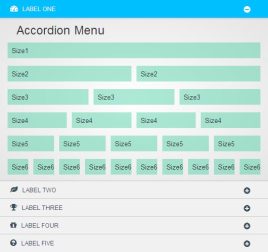 jquery+css3竖直动画手风琴