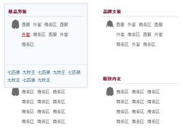 jqueryhover仿淘宝商城鼠标