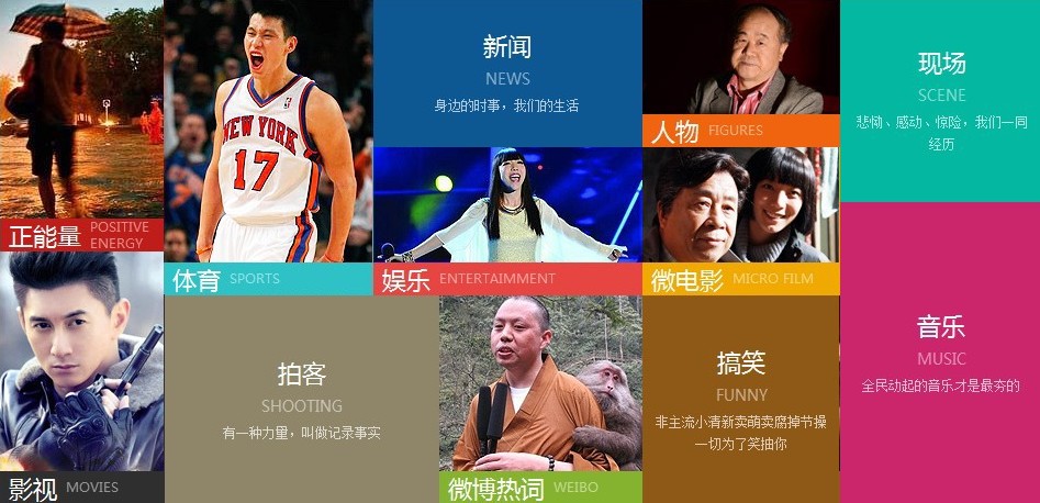jquerywin8风格的图片九宫格