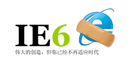 简单js网页不支持ie6浏览器版本，