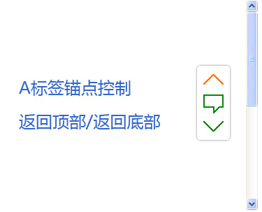 divcss仿QQ音乐A标签锚点功能