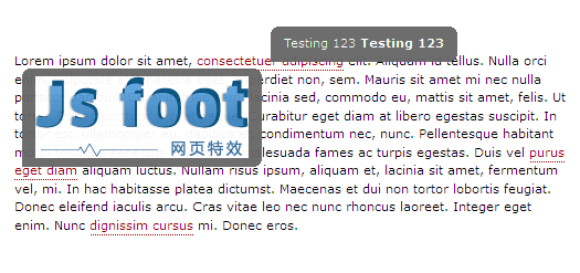 js提示框制作js文字提示框,js图