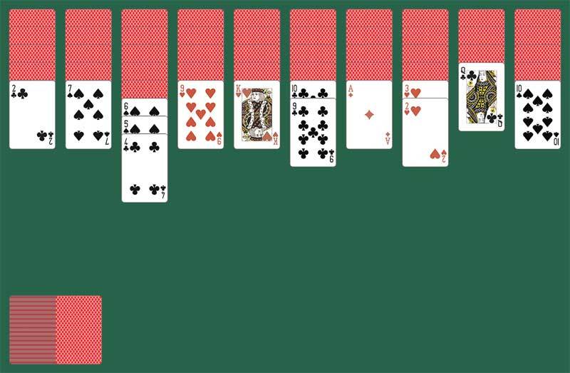 jQuery仿win7电脑蜘蛛纸牌游